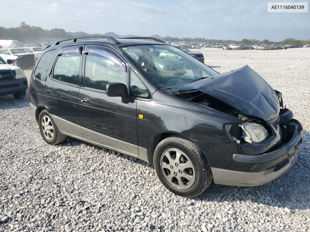 1997 Toyota Carolla VIN: AE1116040139 Lot: 67921524