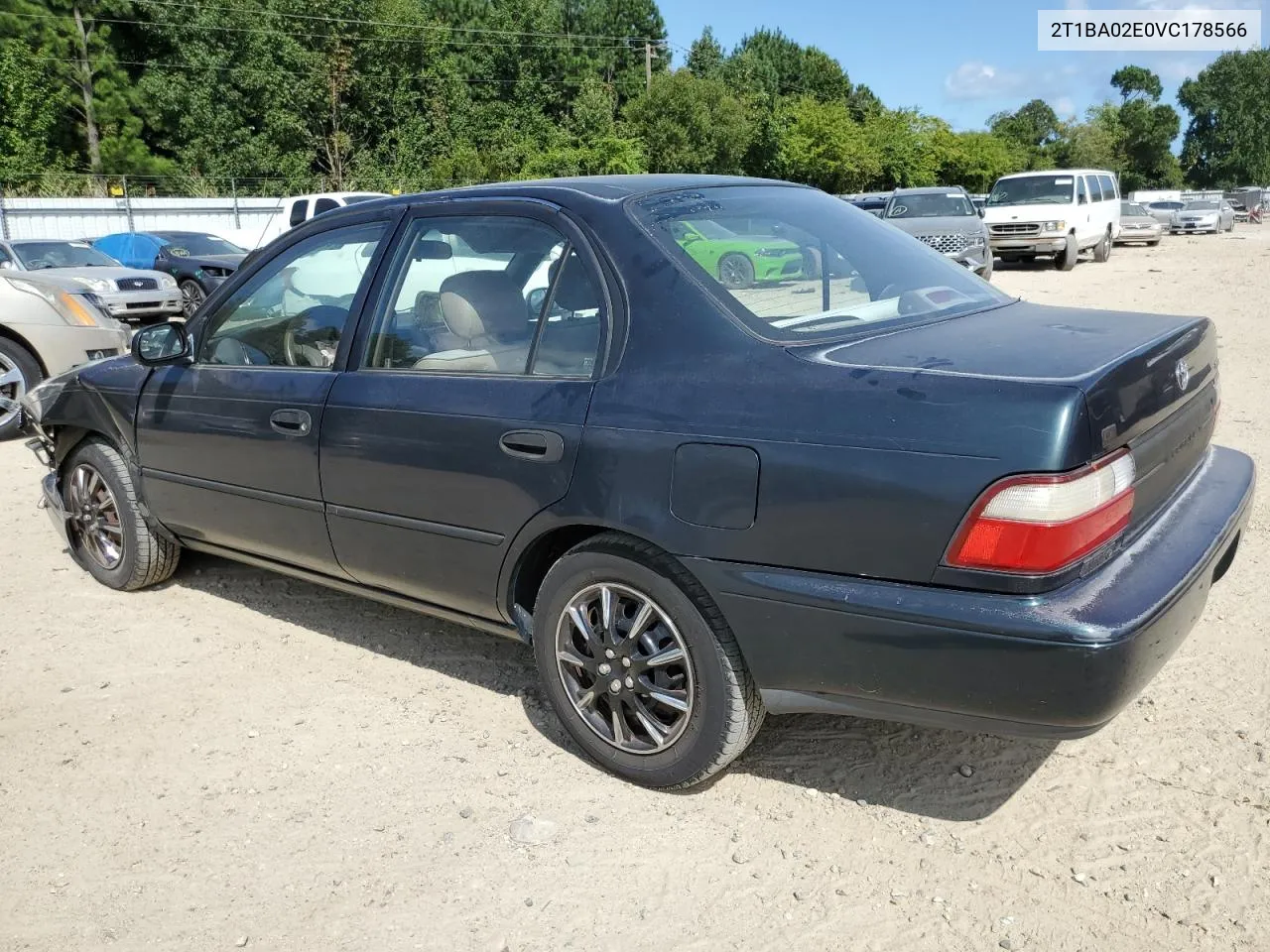 1997 Toyota Corolla Base VIN: 2T1BA02E0VC178566 Lot: 70098594