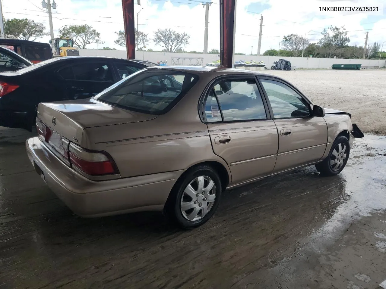 1997 Toyota Corolla Dx VIN: 1NXBB02E3VZ635821 Lot: 72349864