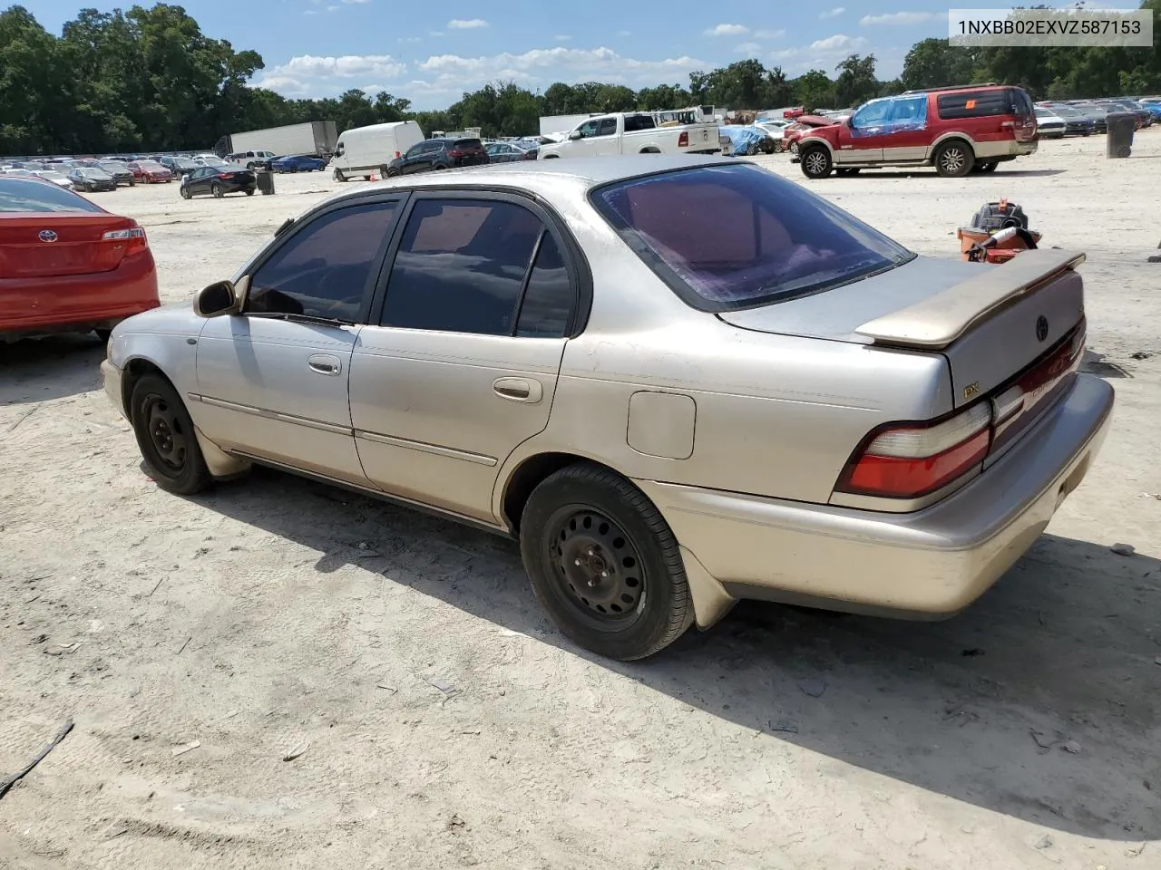 1997 Toyota Corolla Dx VIN: 1NXBB02EXVZ587153 Lot: 72573804