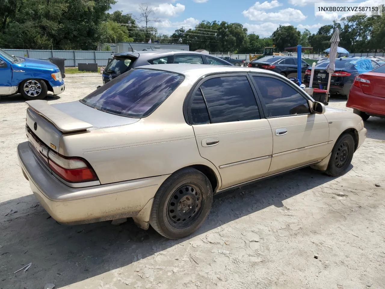 1997 Toyota Corolla Dx VIN: 1NXBB02EXVZ587153 Lot: 72573804