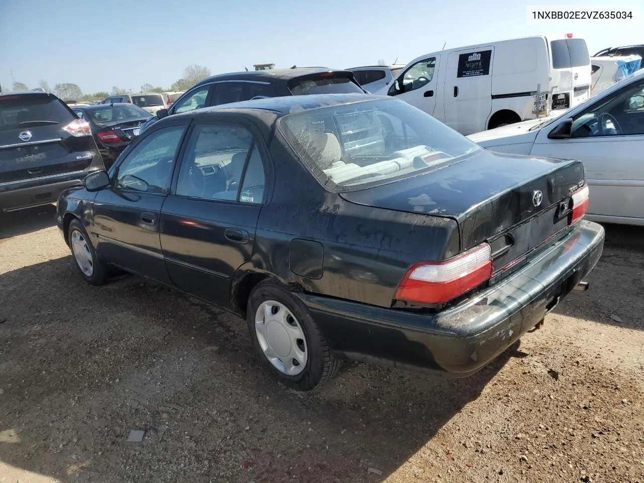 1997 Toyota Corolla Dx VIN: 1NXBB02E2VZ635034 Lot: 72964724