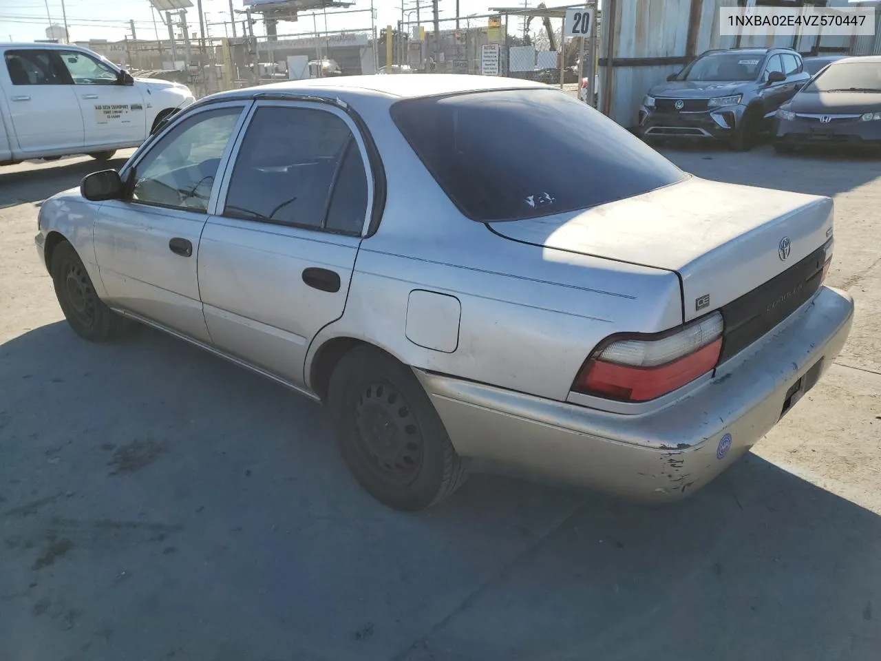 1997 Toyota Corolla Base VIN: 1NXBA02E4VZ570447 Lot: 78004694