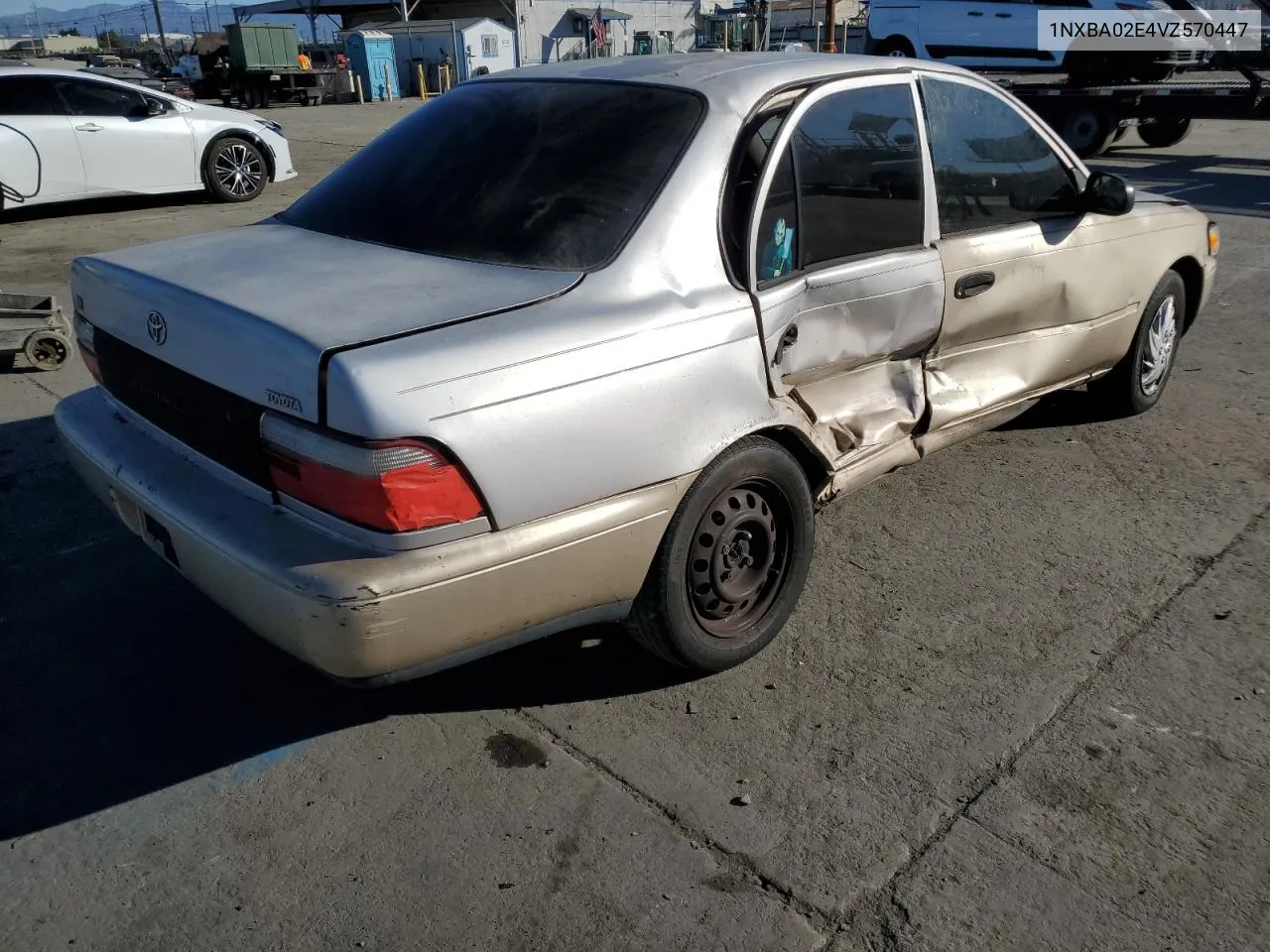 1997 Toyota Corolla Base VIN: 1NXBA02E4VZ570447 Lot: 78004694