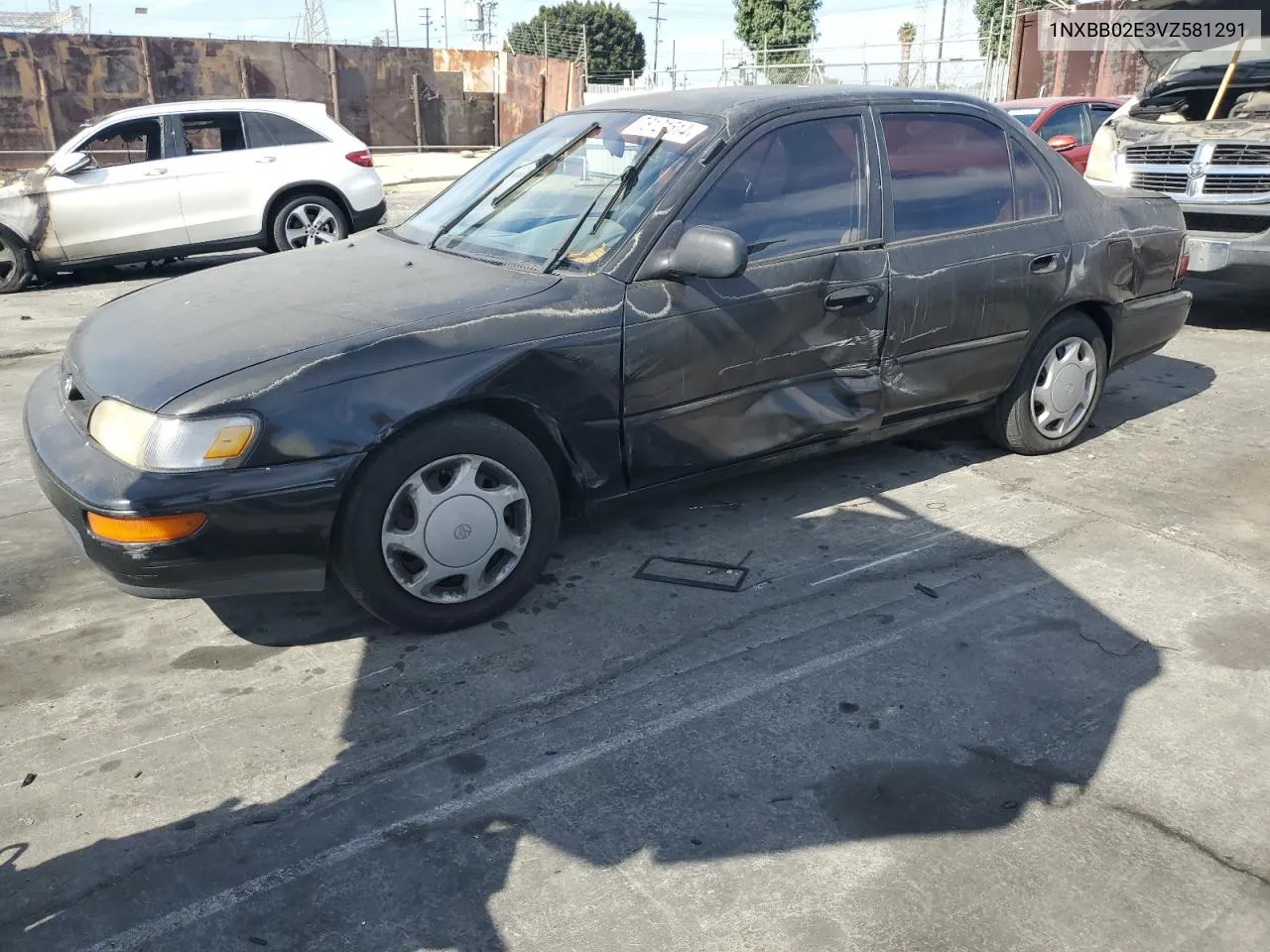 1997 Toyota Corolla Dx VIN: 1NXBB02E3VZ581291 Lot: 78121514