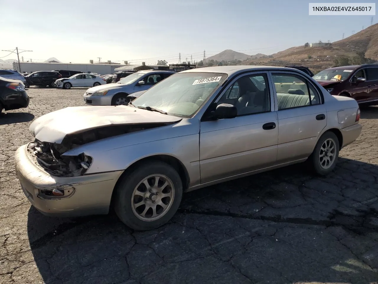 1997 Toyota Corolla Base VIN: 1NXBA02E4VZ645017 Lot: 78875364