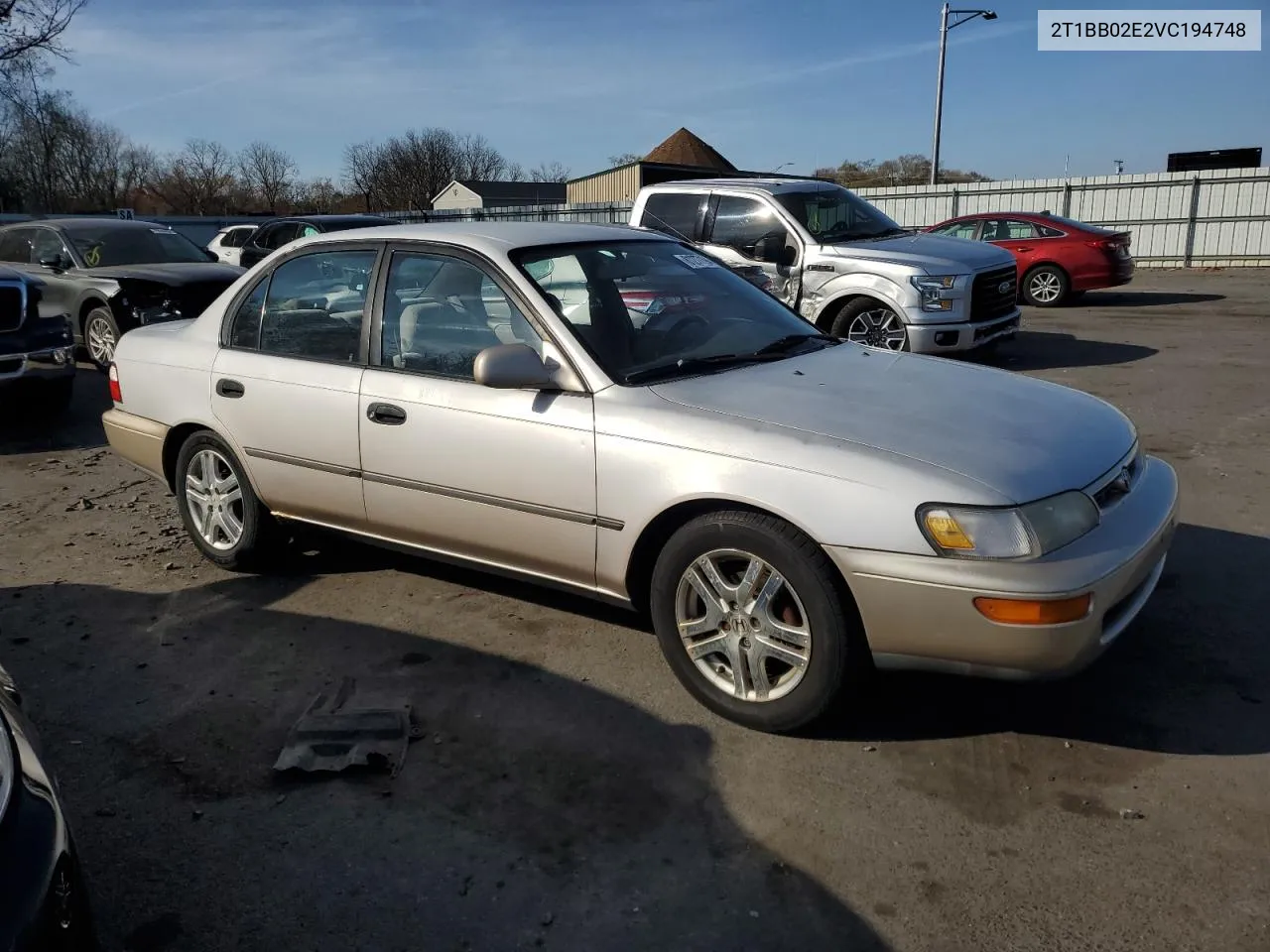 1997 Toyota Corolla Dx VIN: 2T1BB02E2VC194748 Lot: 81277194