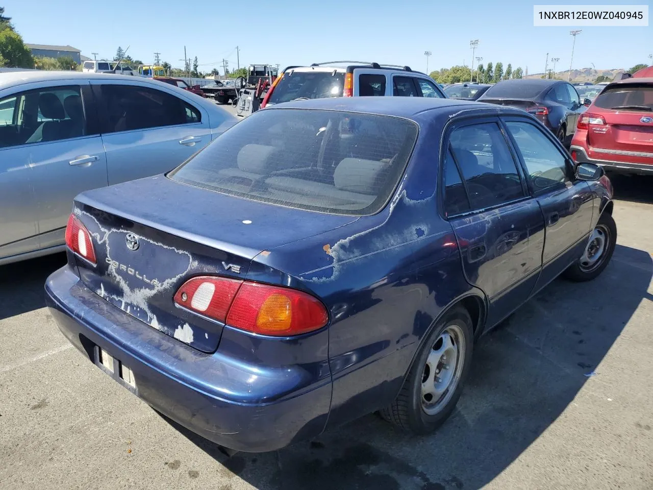 1998 Toyota Corolla Ve VIN: 1NXBR12E0WZ040945 Lot: 61438724