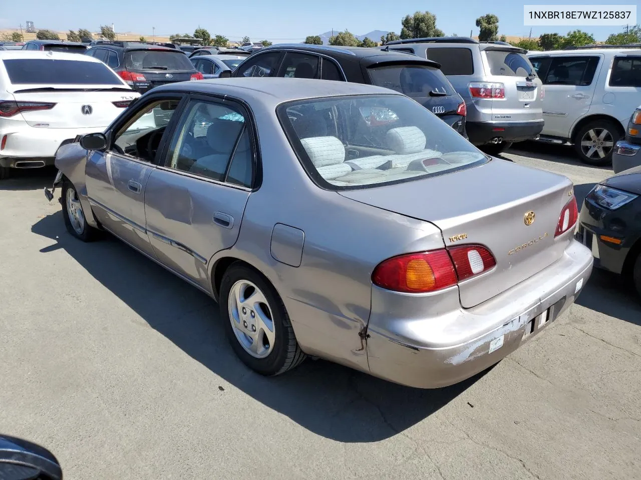 1998 Toyota Corolla Ve VIN: 1NXBR18E7WZ125837 Lot: 63363054