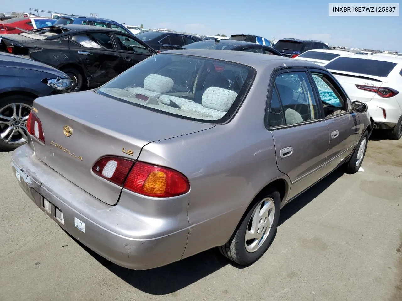 1998 Toyota Corolla Ve VIN: 1NXBR18E7WZ125837 Lot: 63363054