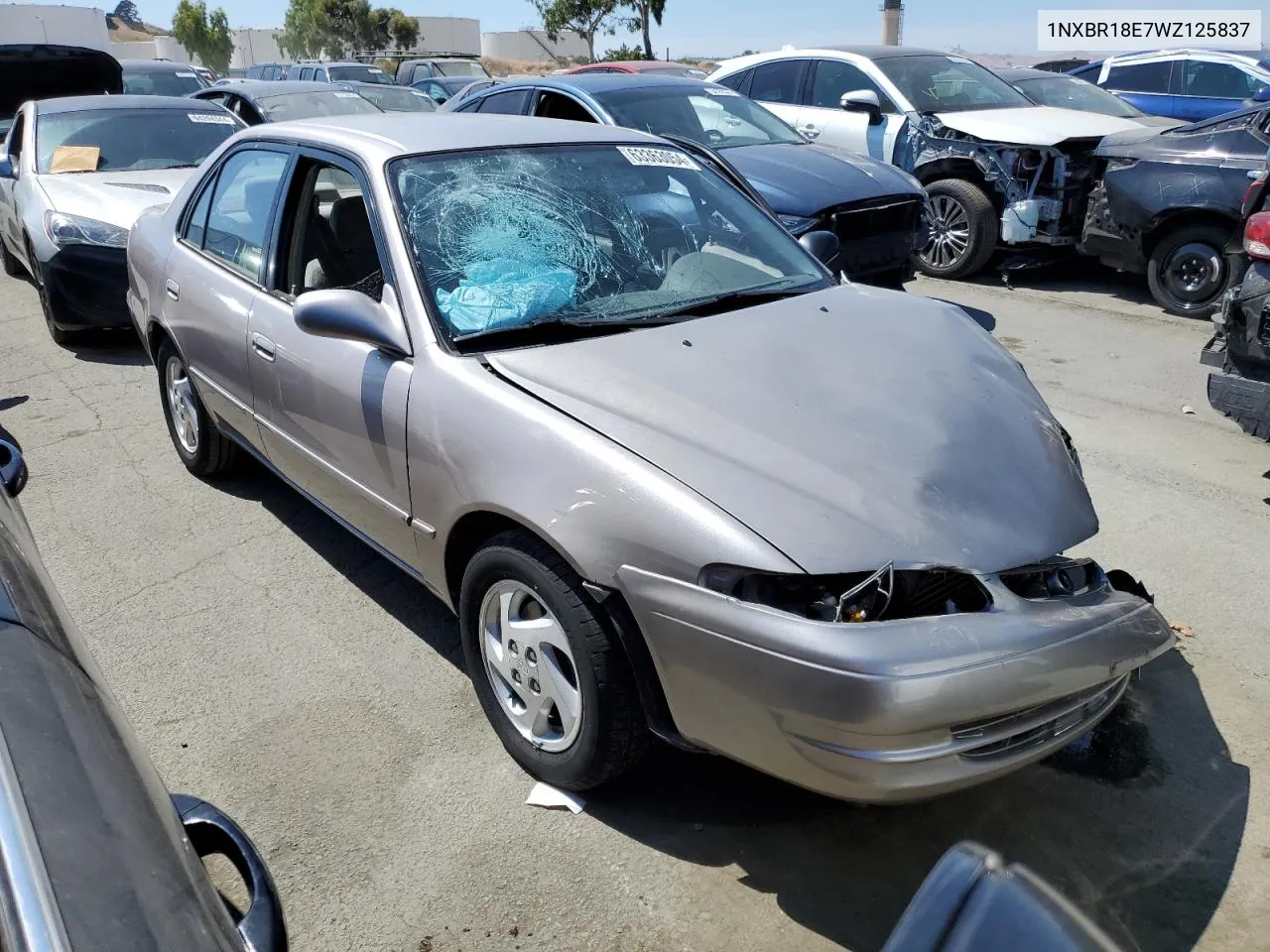 1998 Toyota Corolla Ve VIN: 1NXBR18E7WZ125837 Lot: 63363054