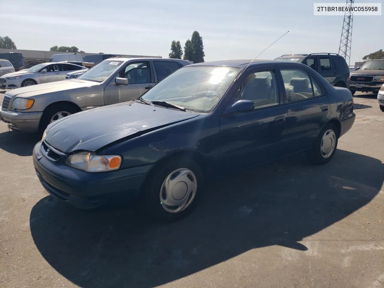 1998 Toyota Corolla Ve VIN: 2T1BR18E6WC055958 Lot: 64045764