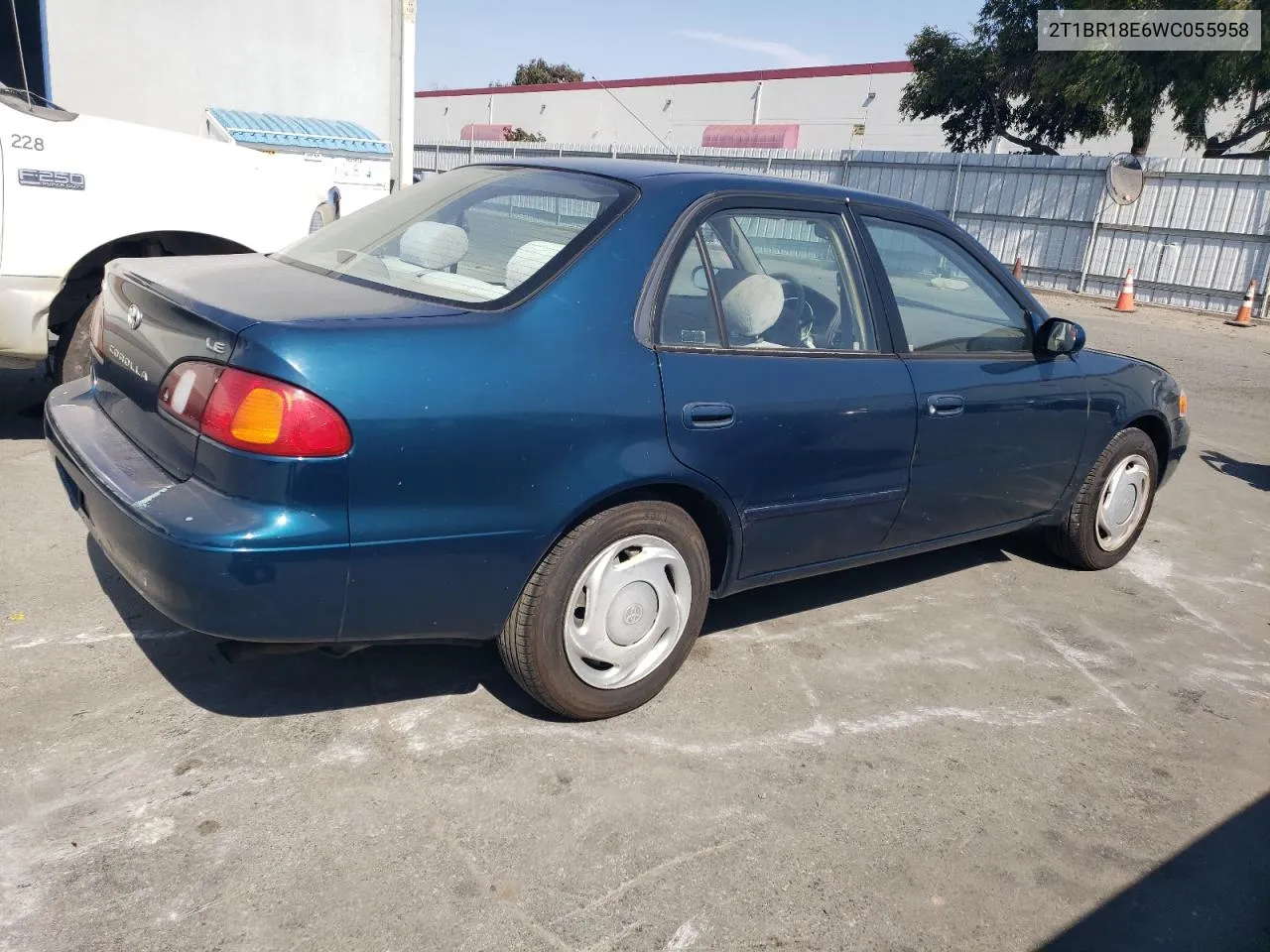 1998 Toyota Corolla Ve VIN: 2T1BR18E6WC055958 Lot: 64045764