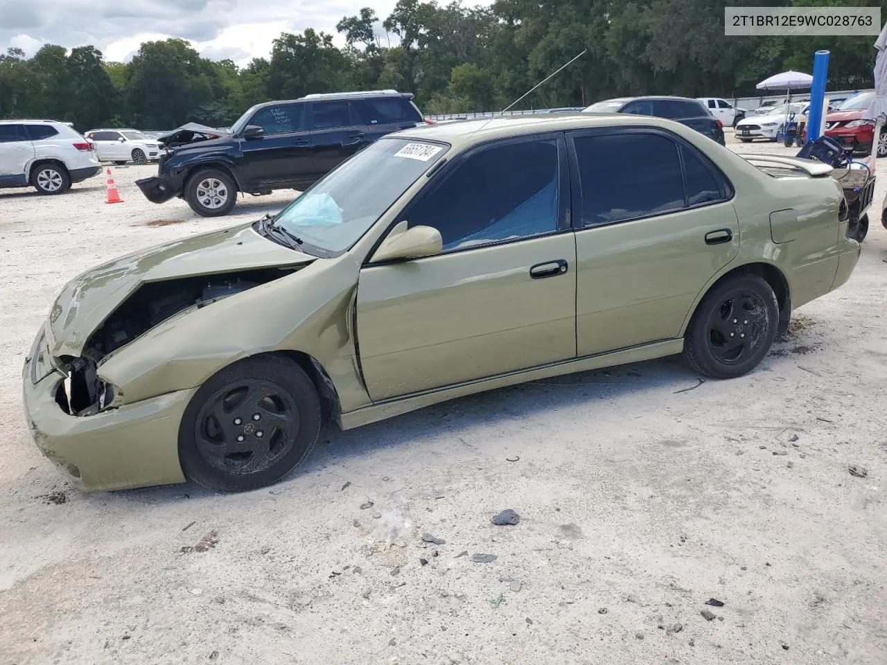 1998 Toyota Corolla Ve VIN: 2T1BR12E9WC028763 Lot: 68651784