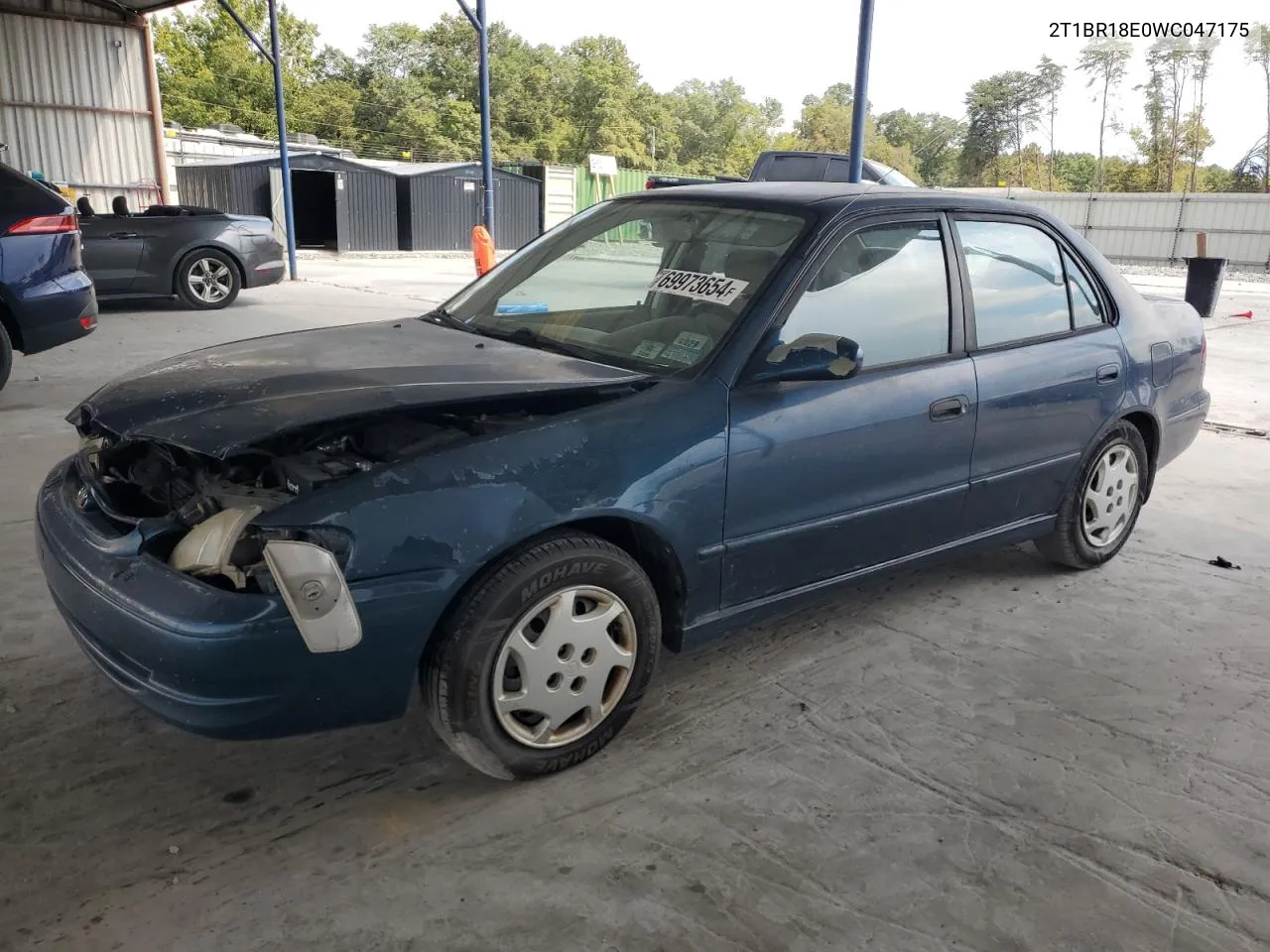 1998 Toyota Corolla Ve VIN: 2T1BR18E0WC047175 Lot: 69973654