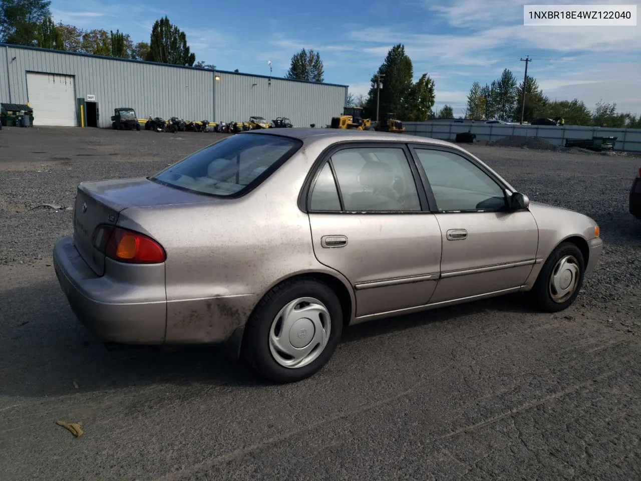 1998 Toyota Corolla Ve VIN: 1NXBR18E4WZ122040 Lot: 72969954