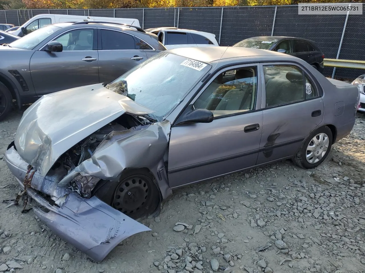 1998 Toyota Corolla Ve VIN: 2T1BR12E5WC065731 Lot: 77164964