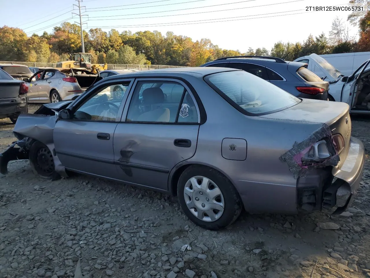 1998 Toyota Corolla Ve VIN: 2T1BR12E5WC065731 Lot: 77164964