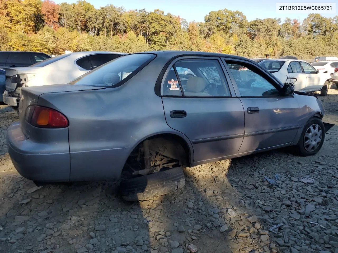 1998 Toyota Corolla Ve VIN: 2T1BR12E5WC065731 Lot: 77164964