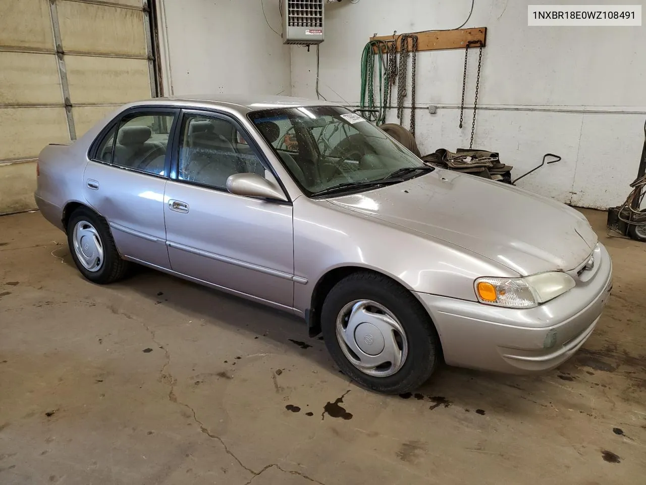 1998 Toyota Corolla Ve VIN: 1NXBR18E0WZ108491 Lot: 77999544