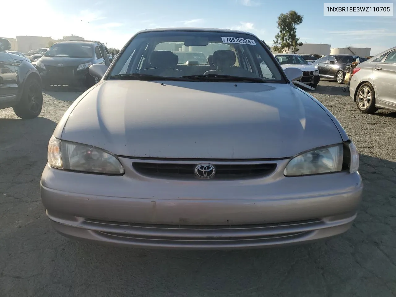 1998 Toyota Corolla Ve VIN: 1NXBR18E3WZ110705 Lot: 78532924