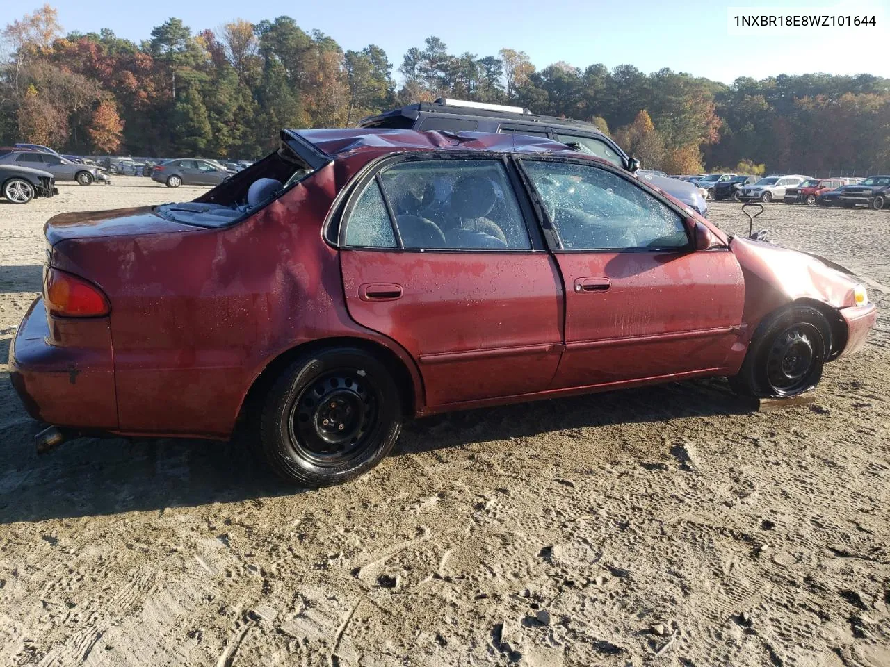 1998 Toyota Corolla Ve VIN: 1NXBR18E8WZ101644 Lot: 78533524