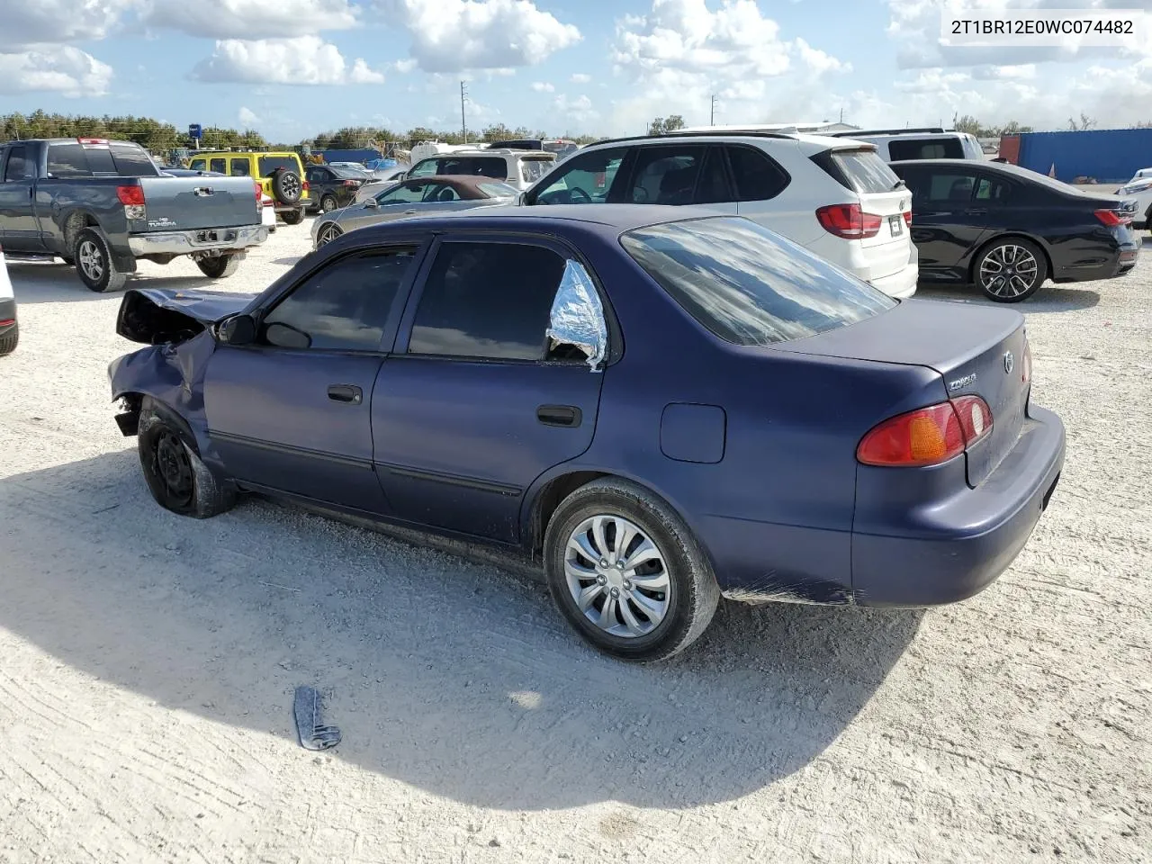 1998 Toyota Corolla Ve VIN: 2T1BR12E0WC074482 Lot: 79069184