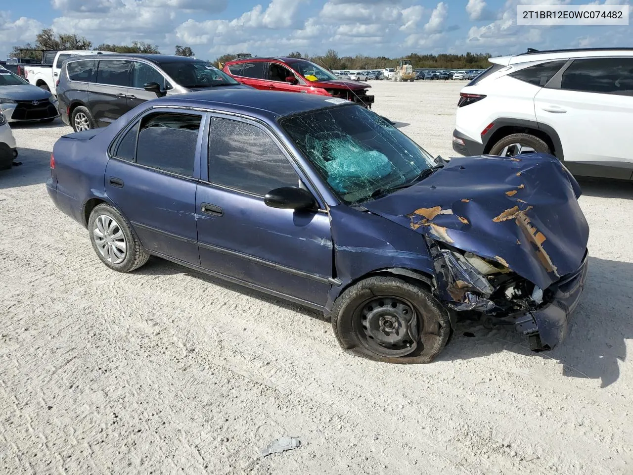 1998 Toyota Corolla Ve VIN: 2T1BR12E0WC074482 Lot: 79069184