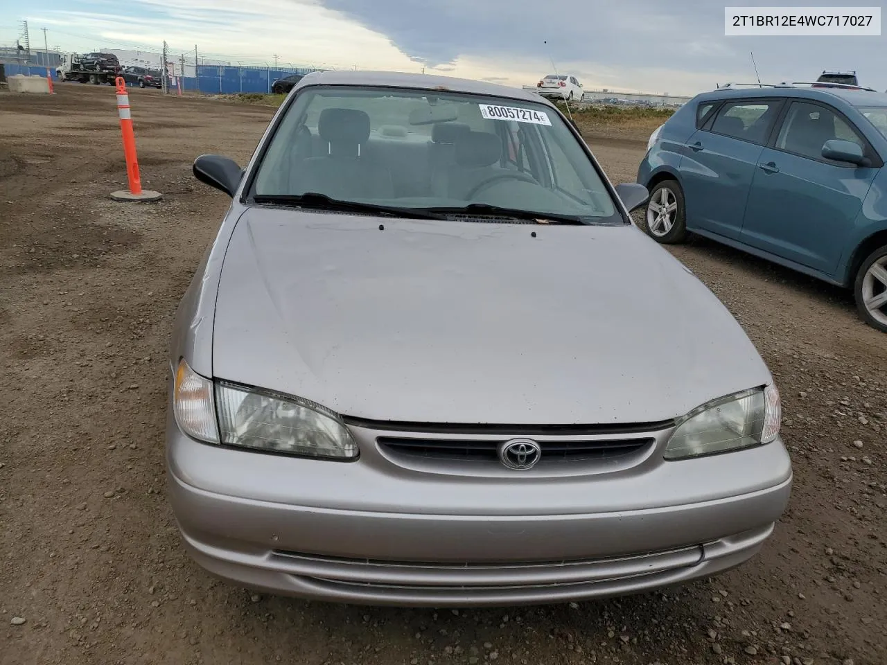 1998 Toyota Corolla Ve VIN: 2T1BR12E4WC717027 Lot: 80057274