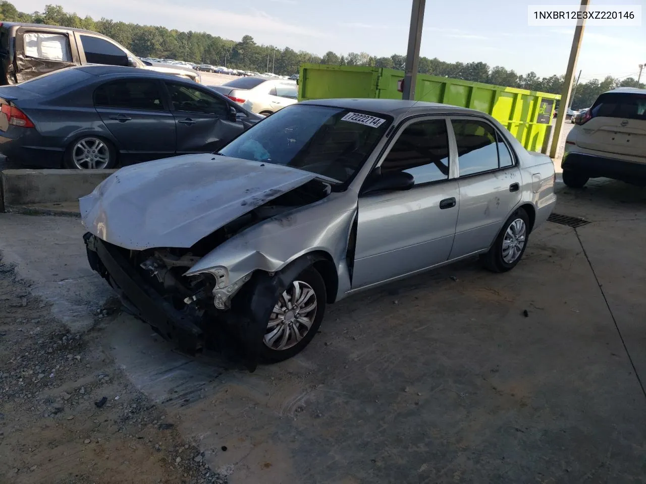 1999 Toyota Corolla Ve VIN: 1NXBR12E3XZ220146 Lot: 72222714