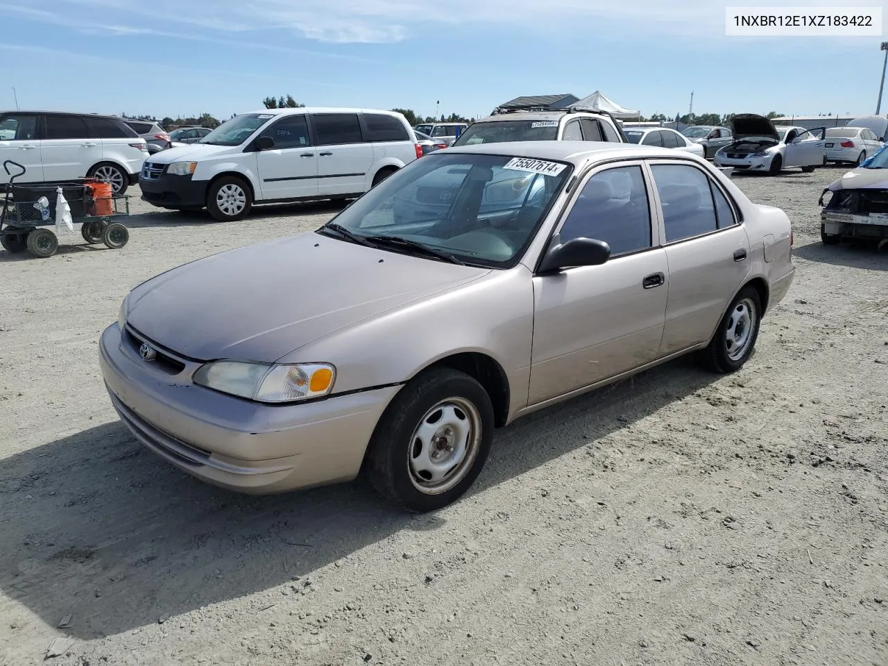 1999 Toyota Corolla Ve VIN: 1NXBR12E1XZ183422 Lot: 75507614