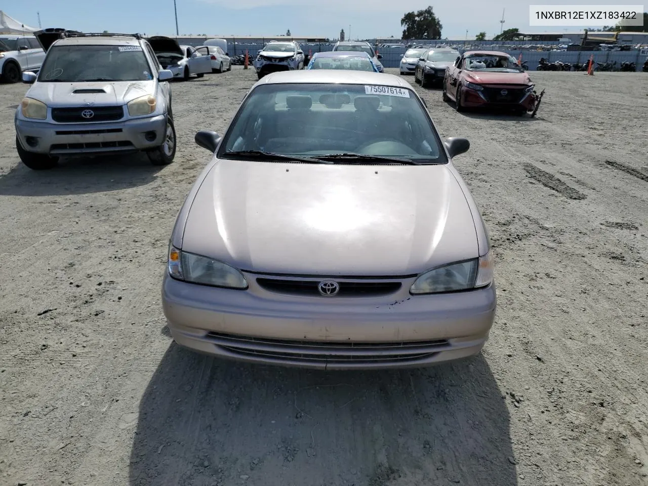 1999 Toyota Corolla Ve VIN: 1NXBR12E1XZ183422 Lot: 75507614