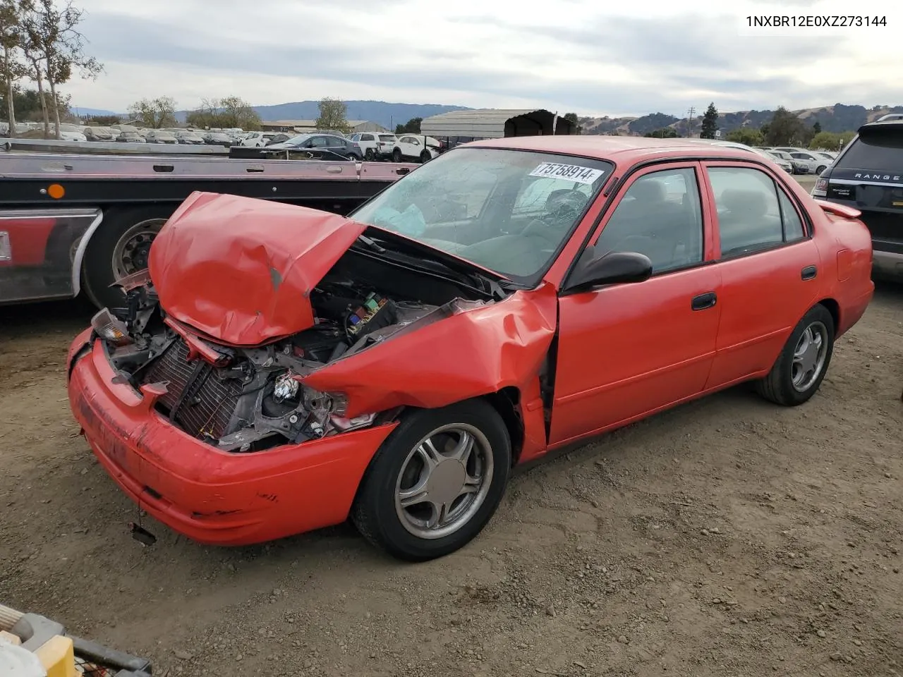 1999 Toyota Corolla Ve VIN: 1NXBR12E0XZ273144 Lot: 75758914