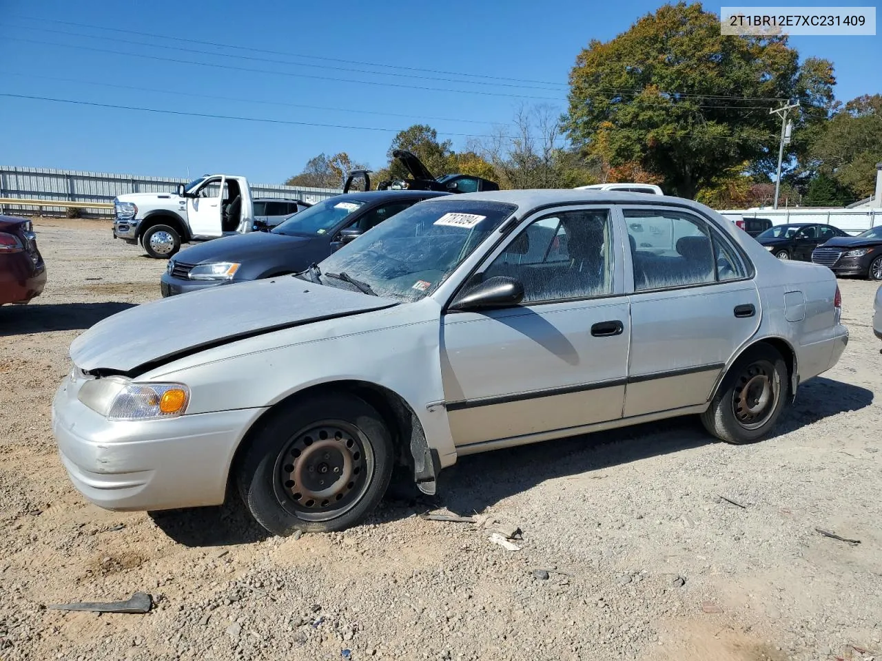 1999 Toyota Corolla Ve VIN: 2T1BR12E7XC231409 Lot: 77873094