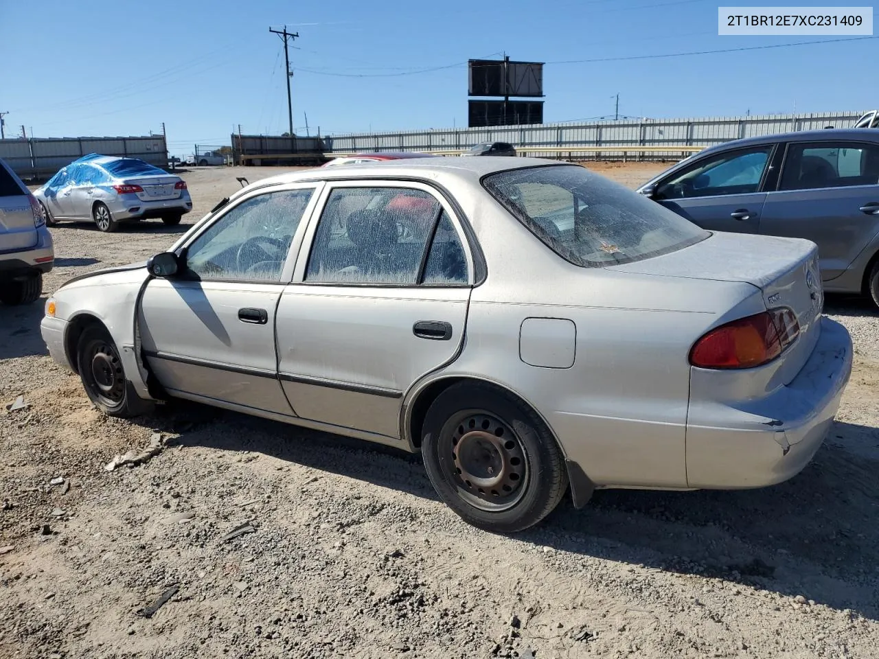 1999 Toyota Corolla Ve VIN: 2T1BR12E7XC231409 Lot: 77873094