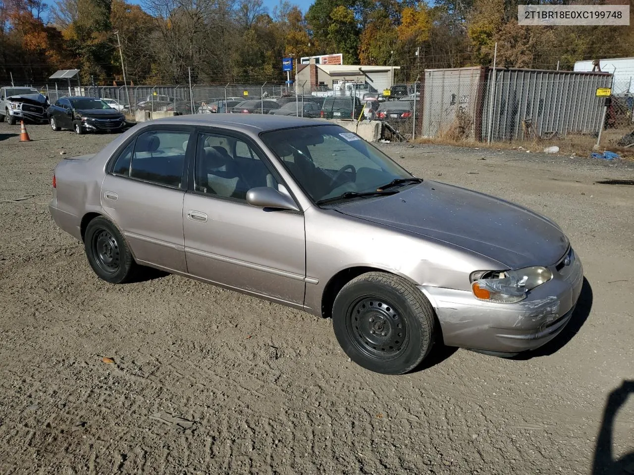 1999 Toyota Corolla Ve VIN: 2T1BR18E0XC199748 Lot: 78835044