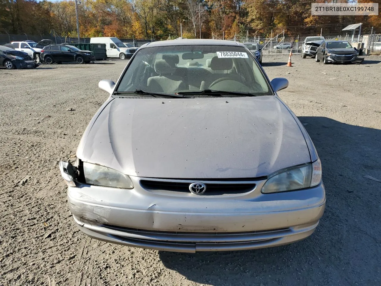 1999 Toyota Corolla Ve VIN: 2T1BR18E0XC199748 Lot: 78835044