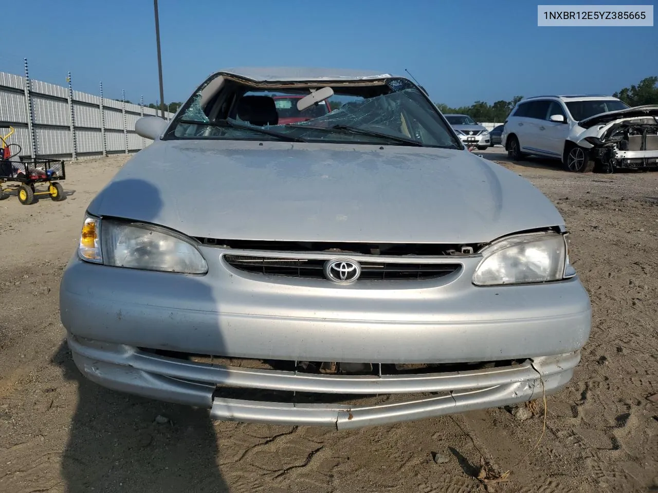 2000 Toyota Corolla Ve VIN: 1NXBR12E5YZ385665 Lot: 68251094