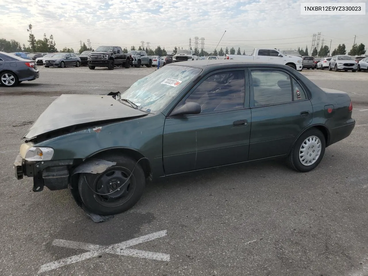 2000 Toyota Corolla Ve VIN: 1NXBR12E9YZ330023 Lot: 70332074