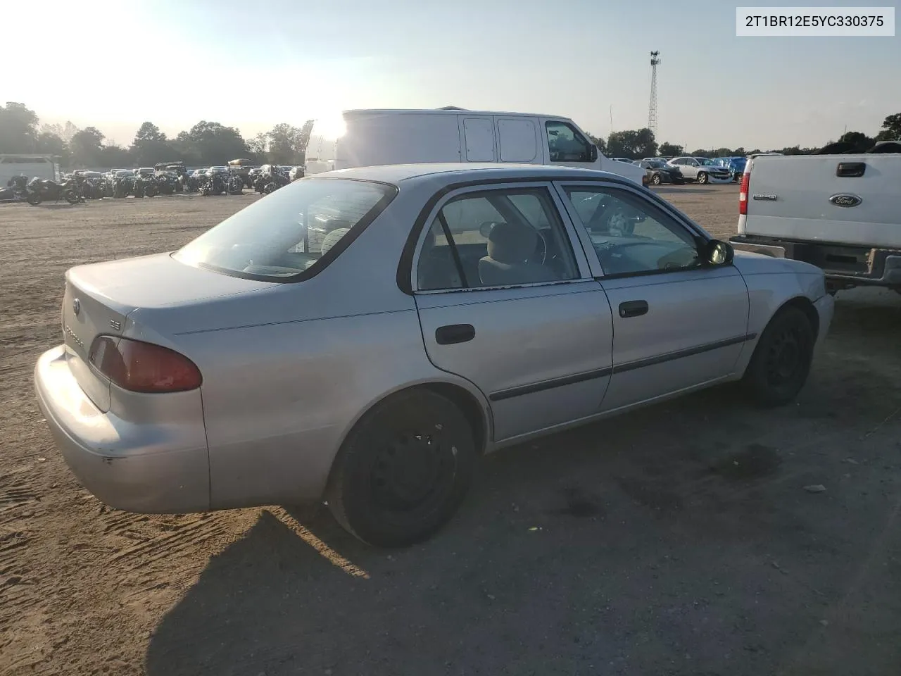 2000 Toyota Corolla Ve VIN: 2T1BR12E5YC330375 Lot: 72282734