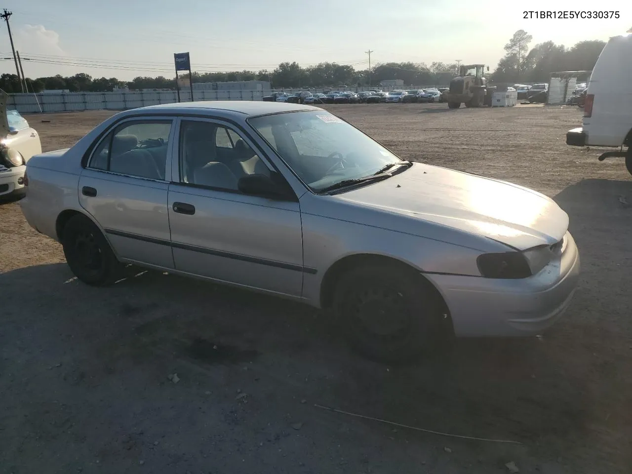 2000 Toyota Corolla Ve VIN: 2T1BR12E5YC330375 Lot: 72282734