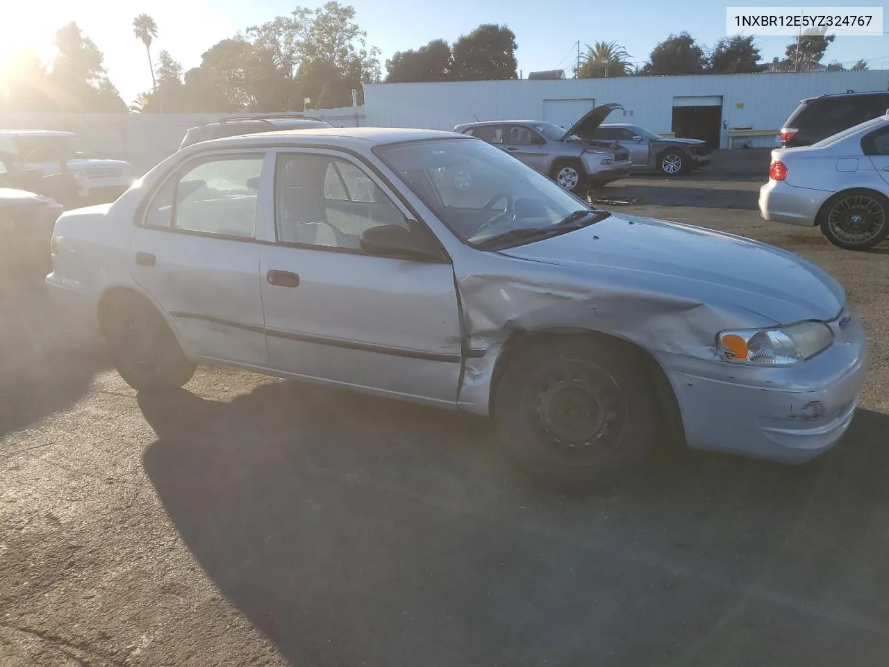 2000 Toyota Corolla Ve VIN: 1NXBR12E5YZ324767 Lot: 76196704