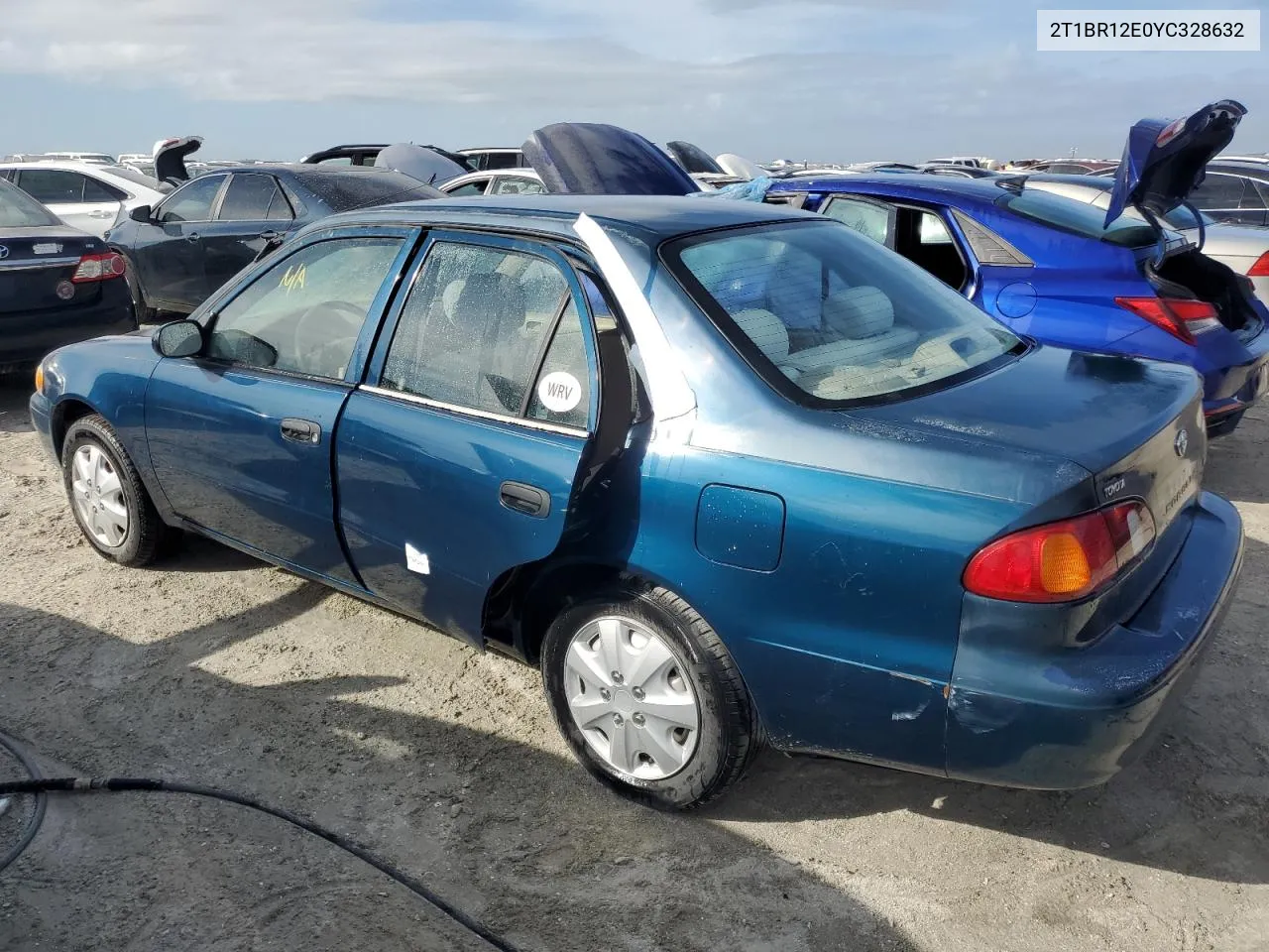 2000 Toyota Corolla Ve VIN: 2T1BR12E0YC328632 Lot: 76368344