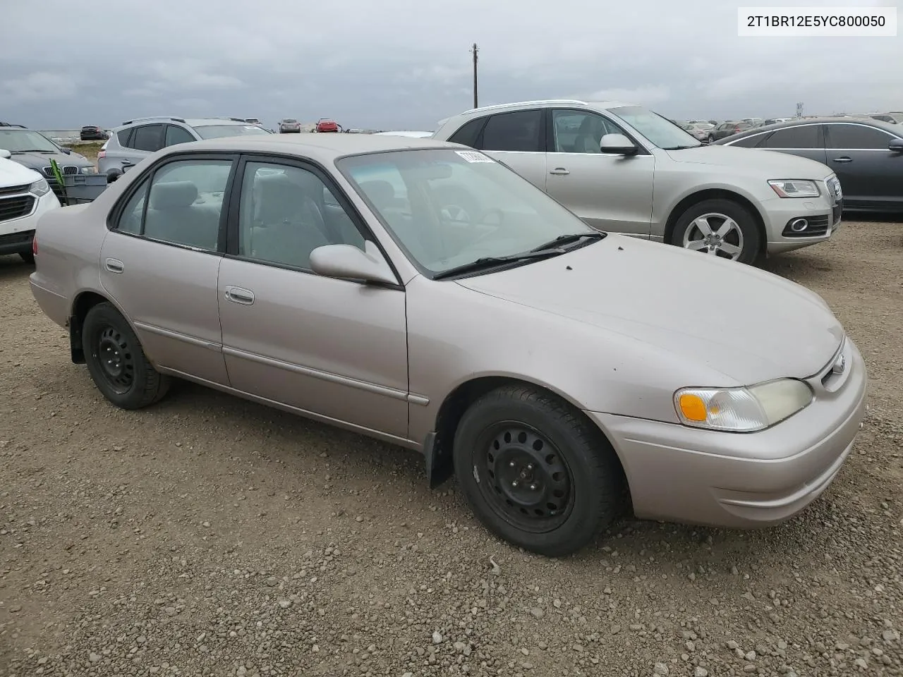 2000 Toyota Corolla Ve VIN: 2T1BR12E5YC800050 Lot: 77206814