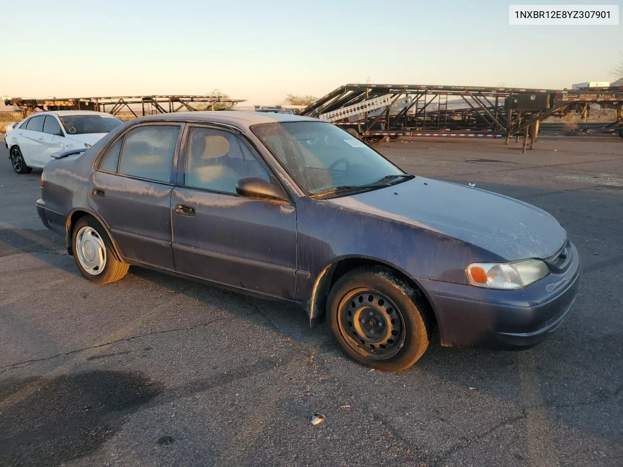 2000 Toyota Corolla Ve VIN: 1NXBR12E8YZ307901 Lot: 78101904