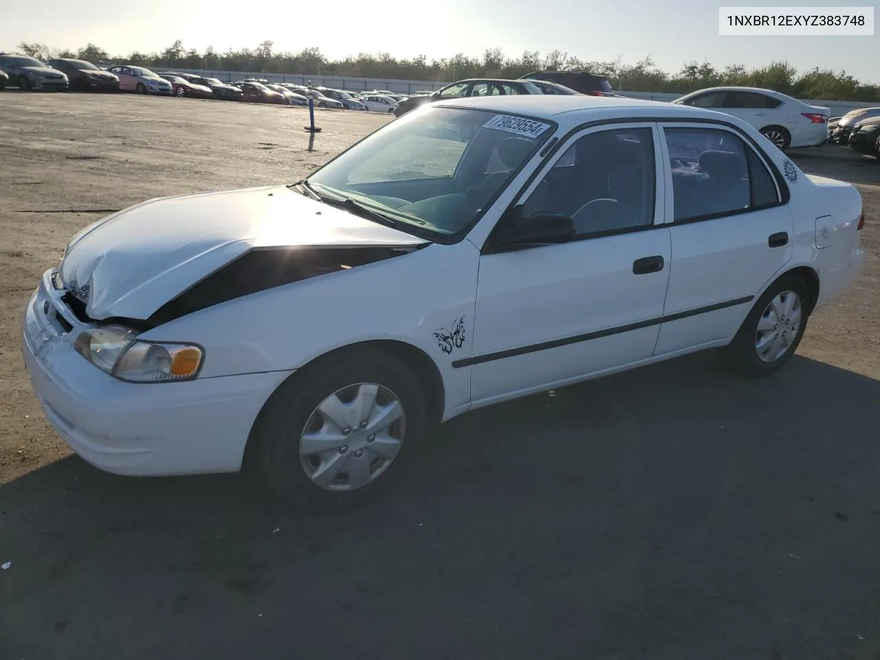 2000 Toyota Corolla Ve VIN: 1NXBR12EXYZ383748 Lot: 79629554