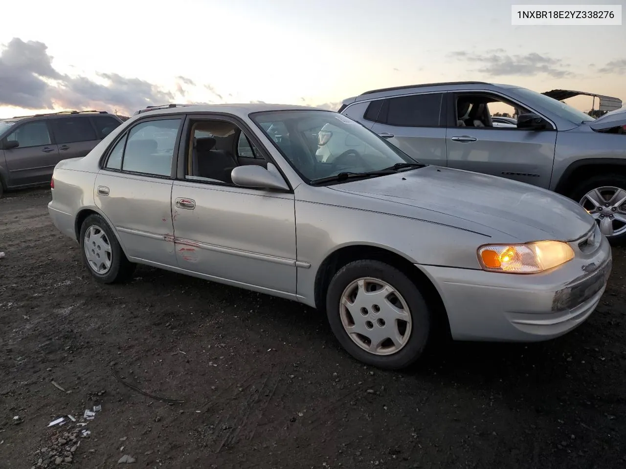 2000 Toyota Corolla Ve VIN: 1NXBR18E2YZ338276 Lot: 80280684