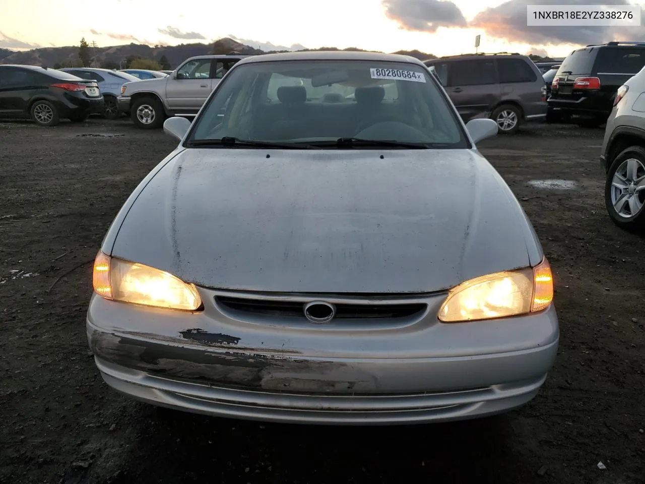 2000 Toyota Corolla Ve VIN: 1NXBR18E2YZ338276 Lot: 80280684