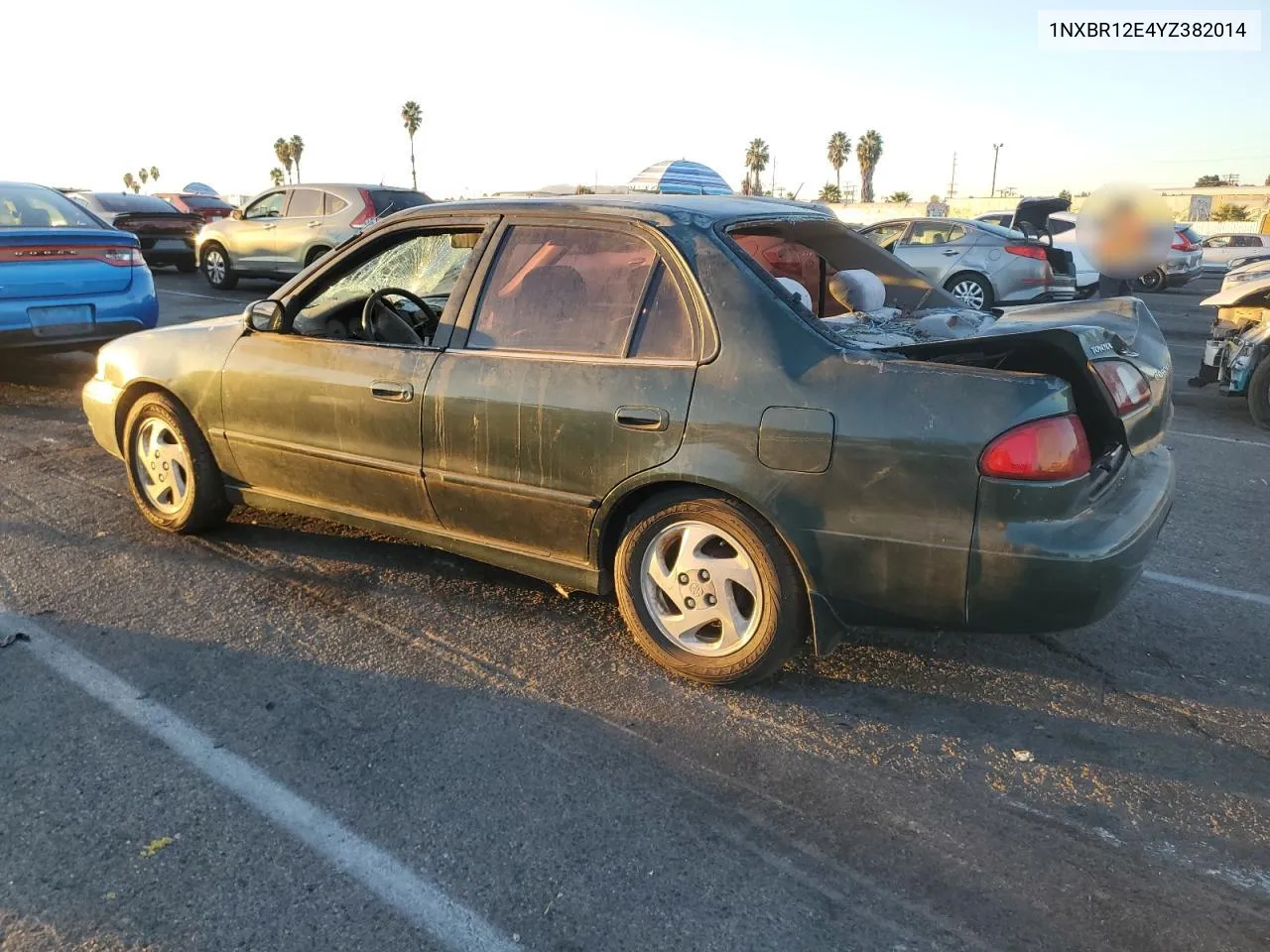 2000 Toyota Corolla Ve VIN: 1NXBR12E4YZ382014 Lot: 80394634