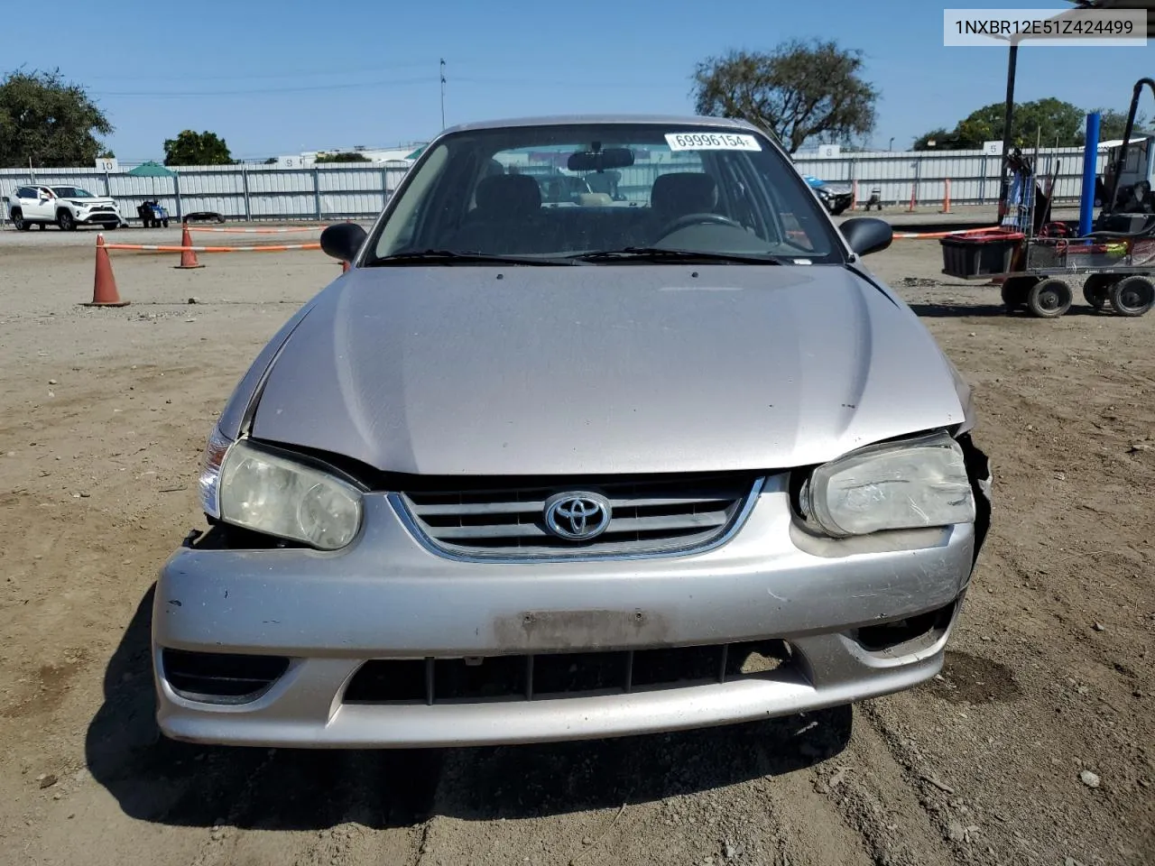 2001 Toyota Corolla Ce VIN: 1NXBR12E51Z424499 Lot: 69996154